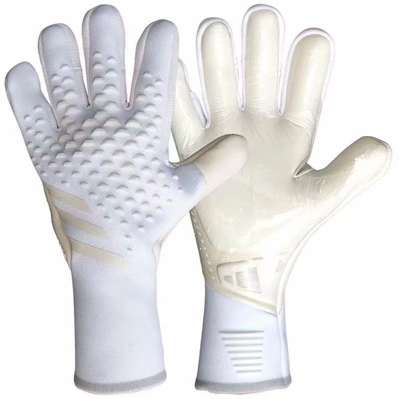 Predator Pro NC Pearlized Goalkeeper Gloves – All White – Professional Match Grade